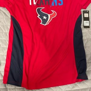 Houston Texans Football Men’s T-Shirt Large NFL Team Apparel New With Tags
